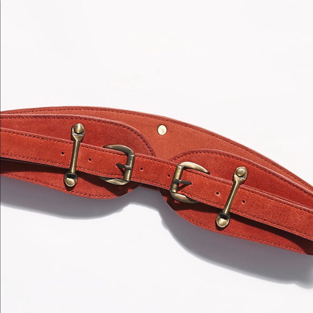 Free People Josie Suede Waist Belt